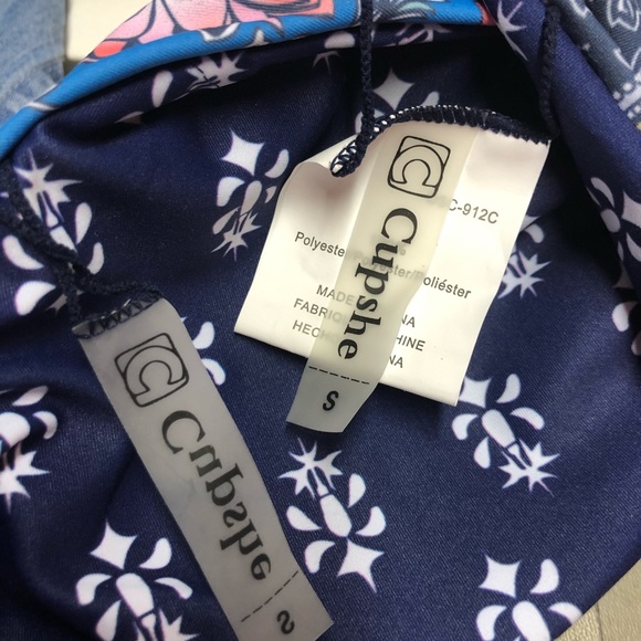 Cupshie calico halter top bikini - Picture 6 of 7